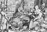 The Rich Kitchen by Hendrick Goltzius